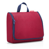 reisenthel Toiletbag XL, Hanging Travel Toiletry Organizer, Dark Ruby